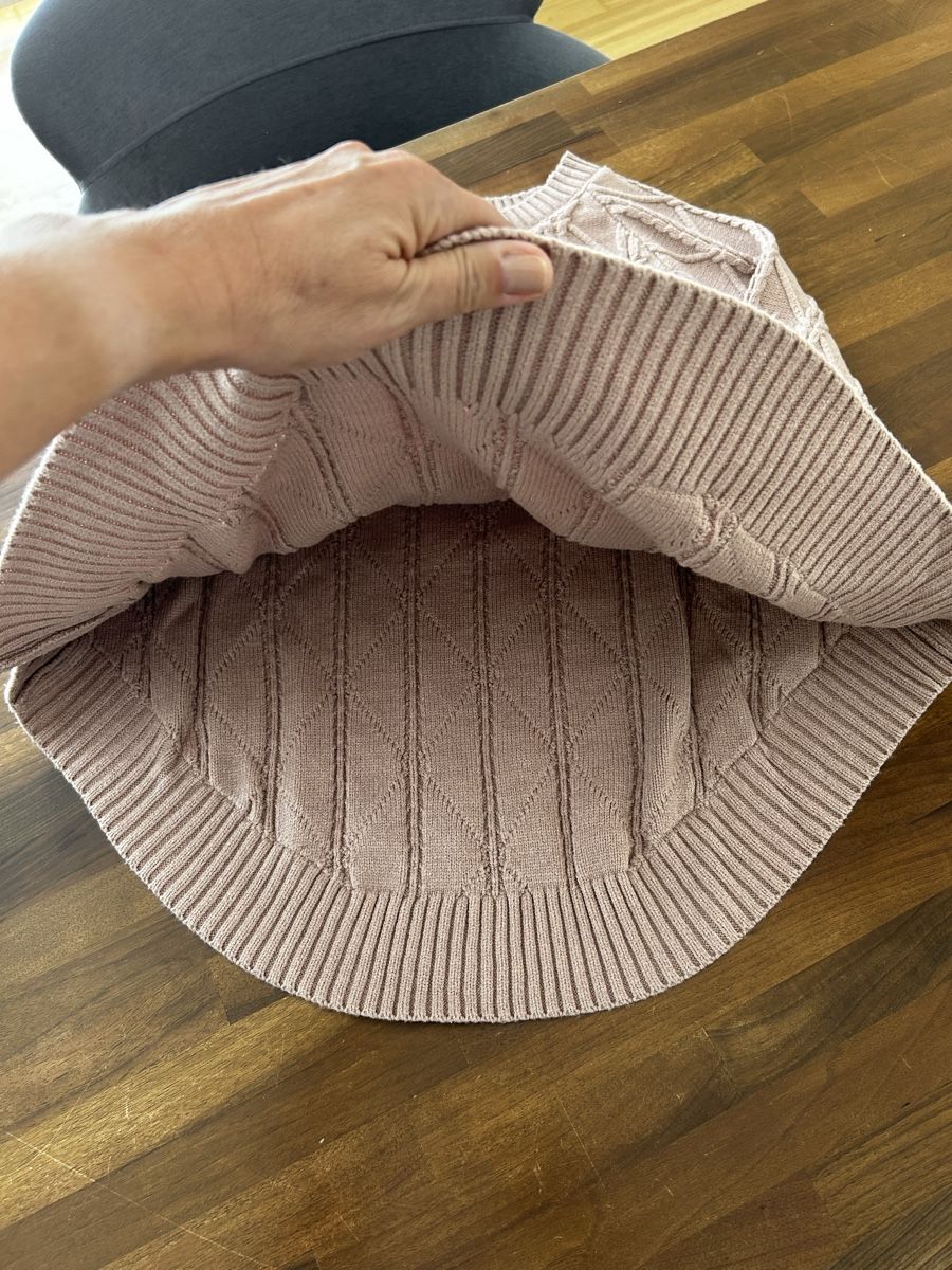 Sonstige Damenmode: MOSHI  Strick-Poncho Nude-Rosa One Size – Neu (gemäss Beschreibung) aus Balsthal von LaLiLu77 4