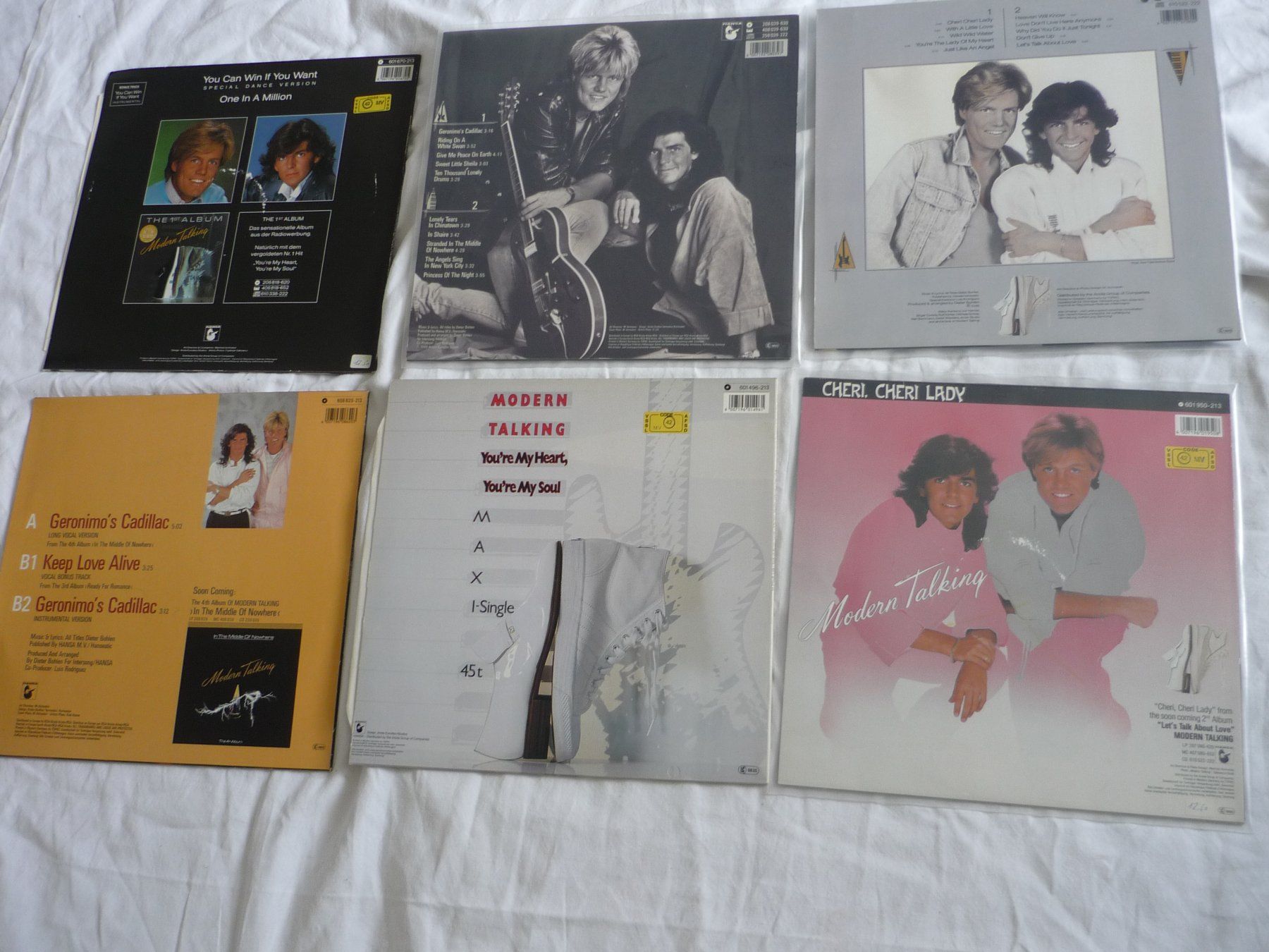 Dischi in vinile: 6x 12" Schallplatten - Modern Talking - Top Sammlung Rar – Usato da Beringen venduto da zzRegal 1