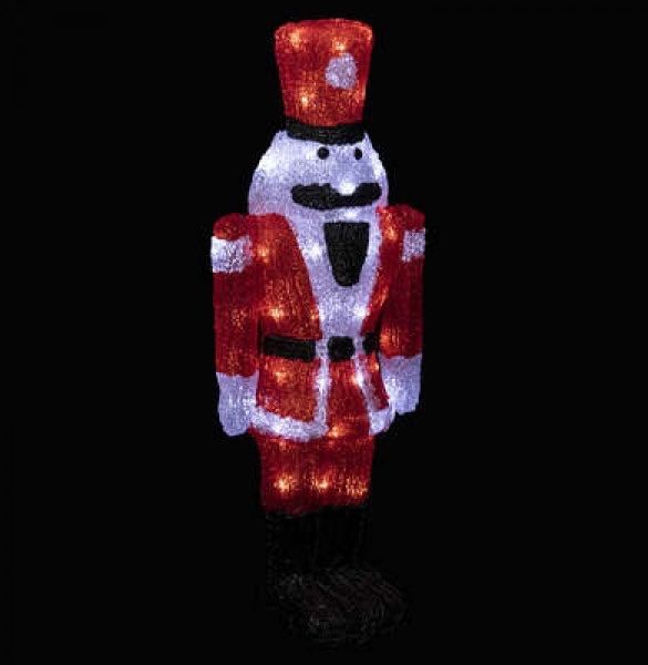 Alle Dekorationen: AKTION Weihnachtsbeleuchtung Nussknacker mit 60 LEDs – Neu und originalverpackt aus Basel von Seifehuesli