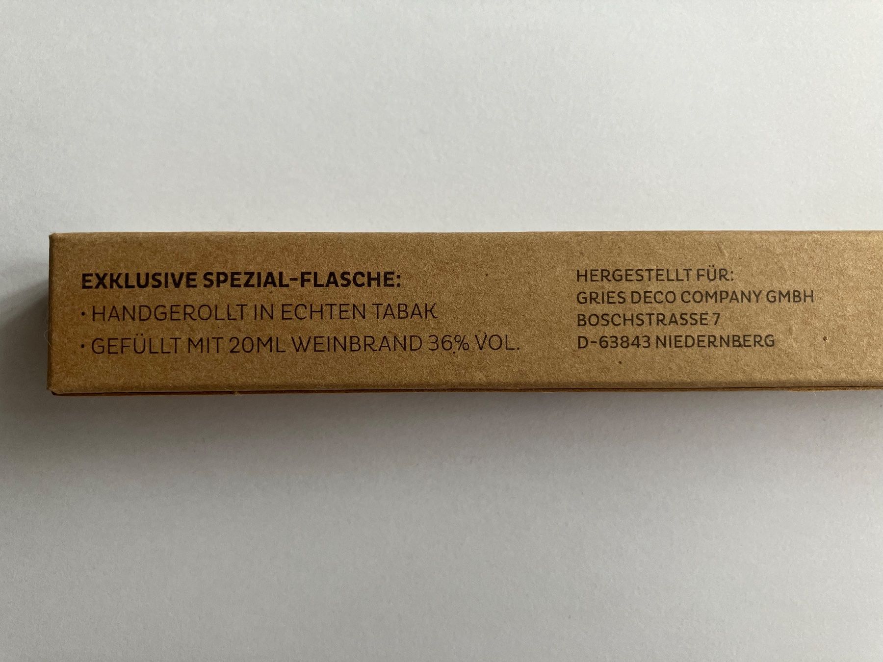 Sigari: Zigarre gefüllt mit echtem Brandy, perfektes Geschenk – Nuovo (secondo la descrizione) da Niederglatt ZH venduto da nieser 2