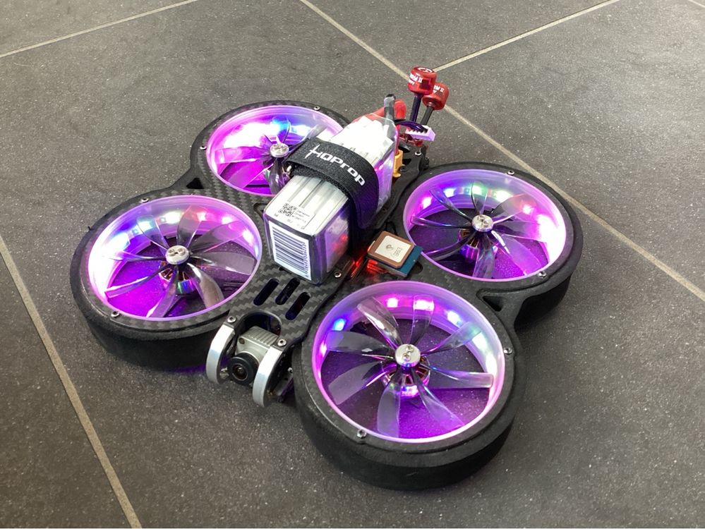 Diatone Mamba mit RGB Licht, TBS RX, DJI air unit, GPS TBS (Gebraucht ...
