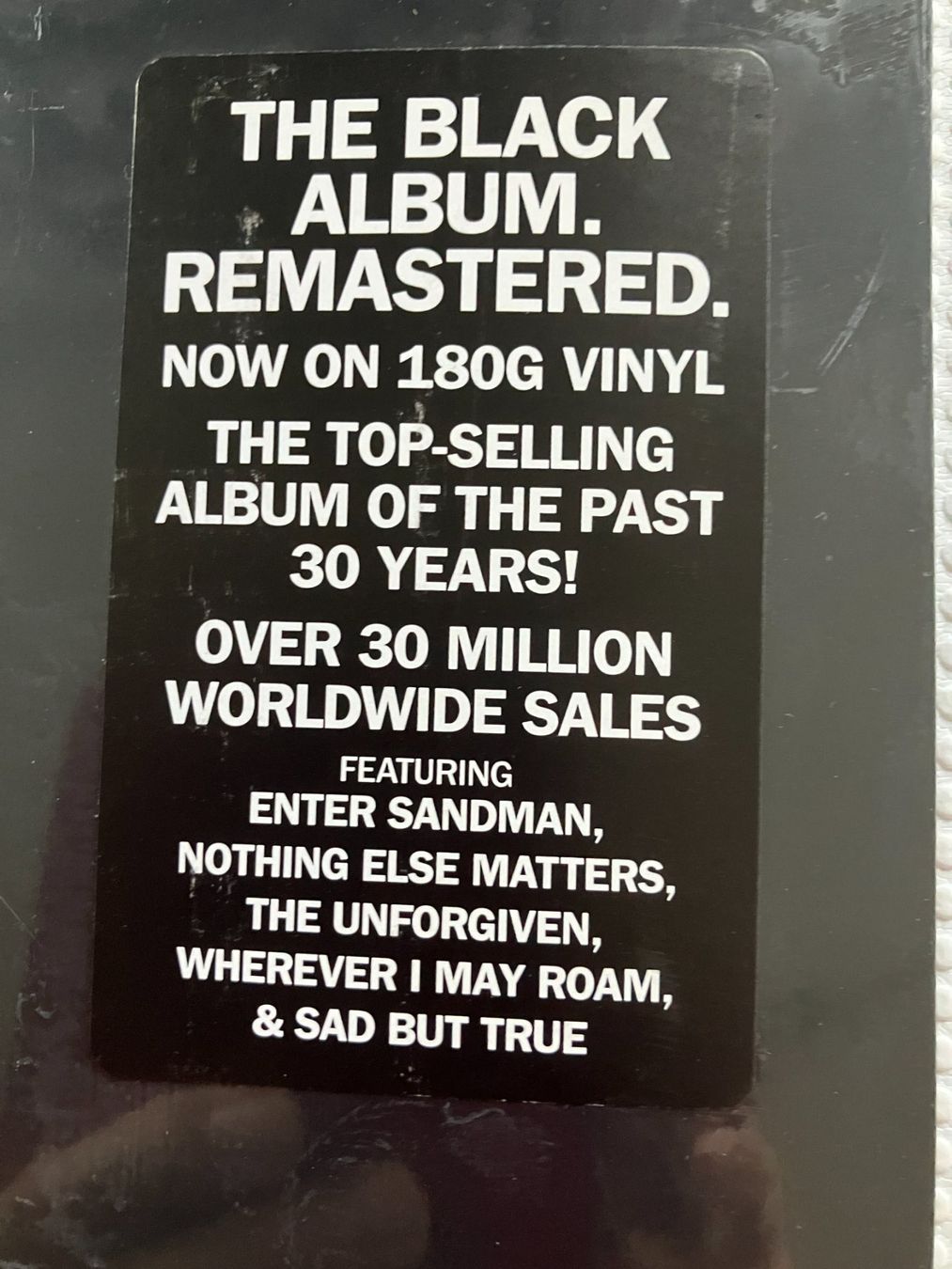 Dischi in vinile: Metallica – Nuovo e nell'imballaggio originale da Aarwangen venduto da Jukebox3 1