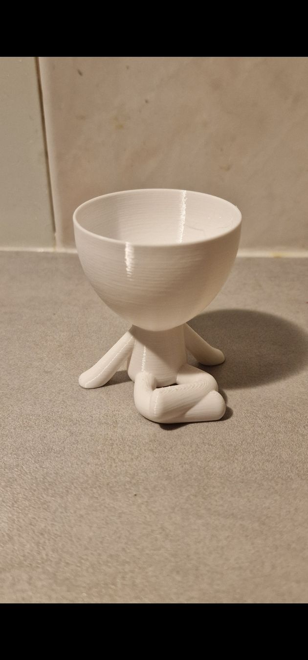 Alle Dekorationen: 3D Printed White Figure Meditating Pose – Neu und originalverpackt aus Basel von mar_jfl8 1