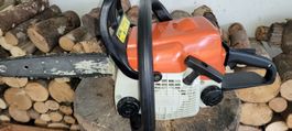 Motorsäge Stihl 017 gereinigt mit neuem Motor