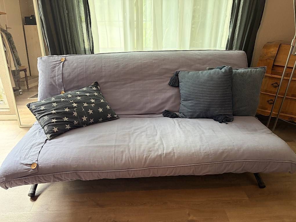 Divani: Bettsofa in hellblau 190/130cm – Usato da Thalwil venduto da Sabisabi69