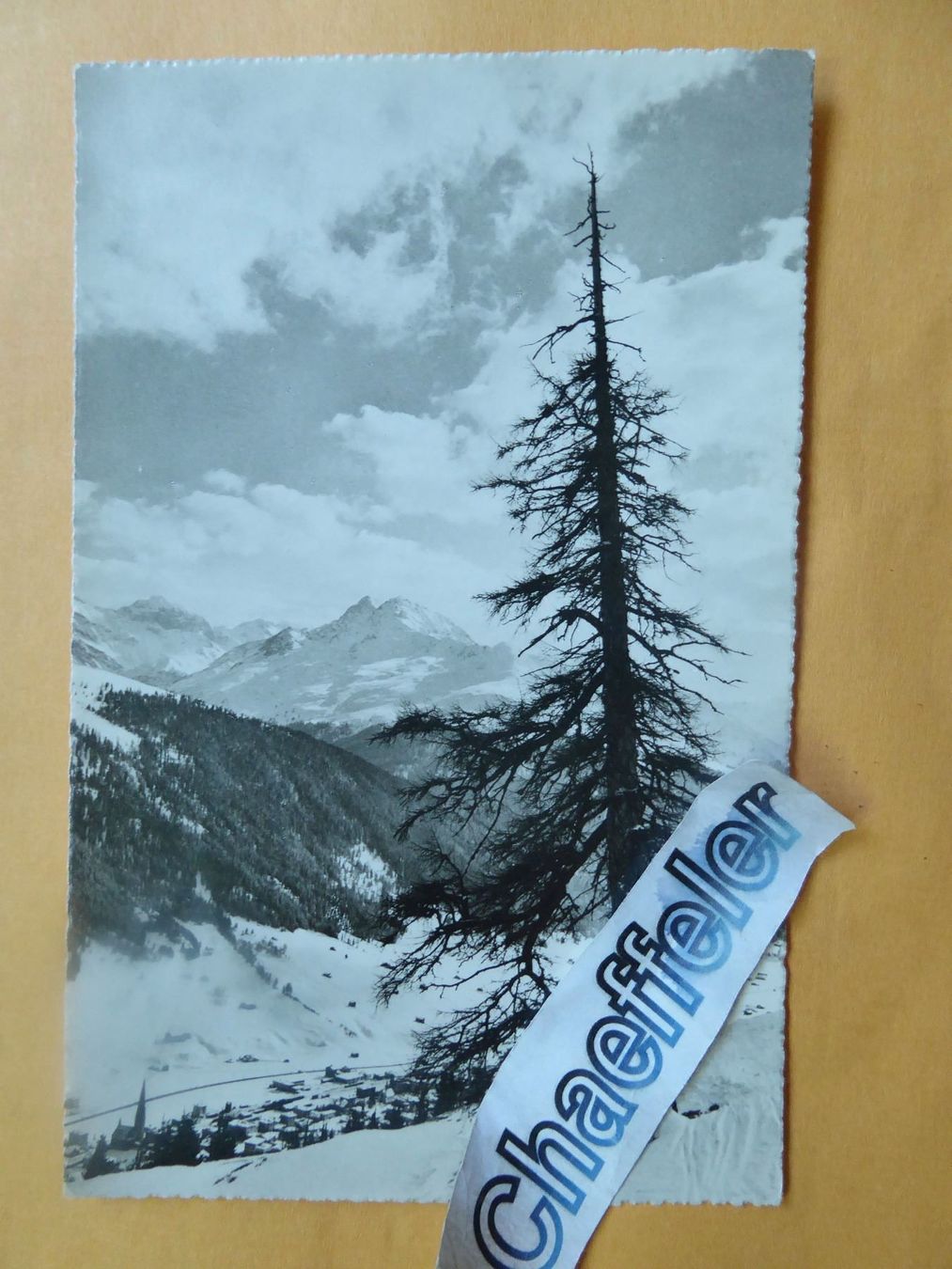 Cartoline postali: Blick von Strela auf Davos – Nuovo (secondo la descrizione) da Zürich venduto da Chaeffeler