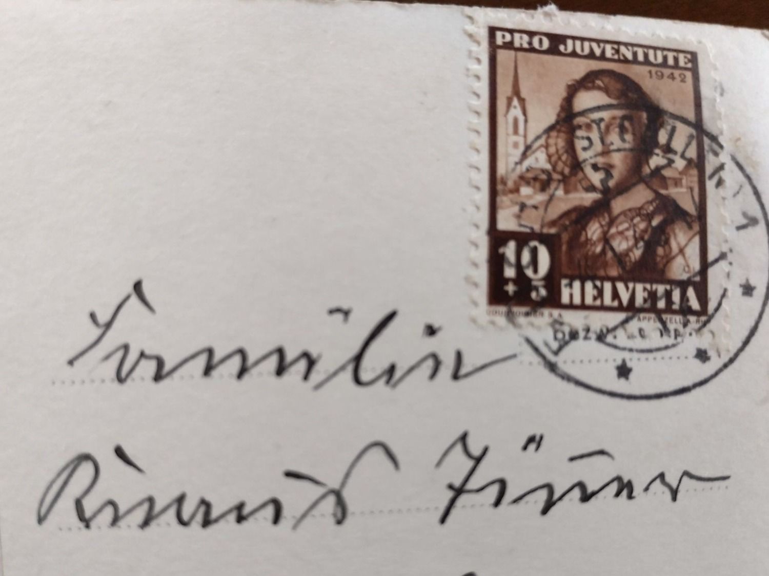 Cartoline postali: Ansichtskarte Buchs - Werdenberg 1943 – Usato da Wildhaus venduto da Hukwildhaus 2