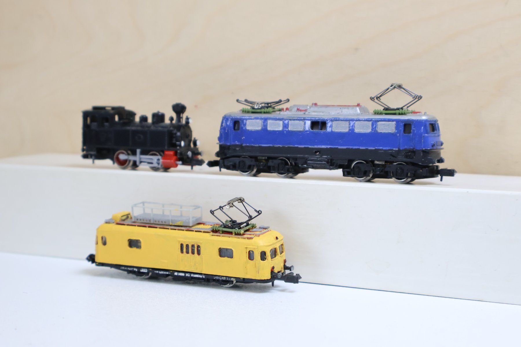 Fleischmann Modellini di ferrovie: Fleischmann/Arnold 3 x Loks - Spur N – Usato da Winterthur venduto da Monstera 5