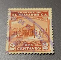 El Salvador 1924 alte briefmarke