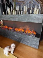 Exklusiver Wasserdampf-Kamin,3D-Flammeneffekt, Fernbedienung