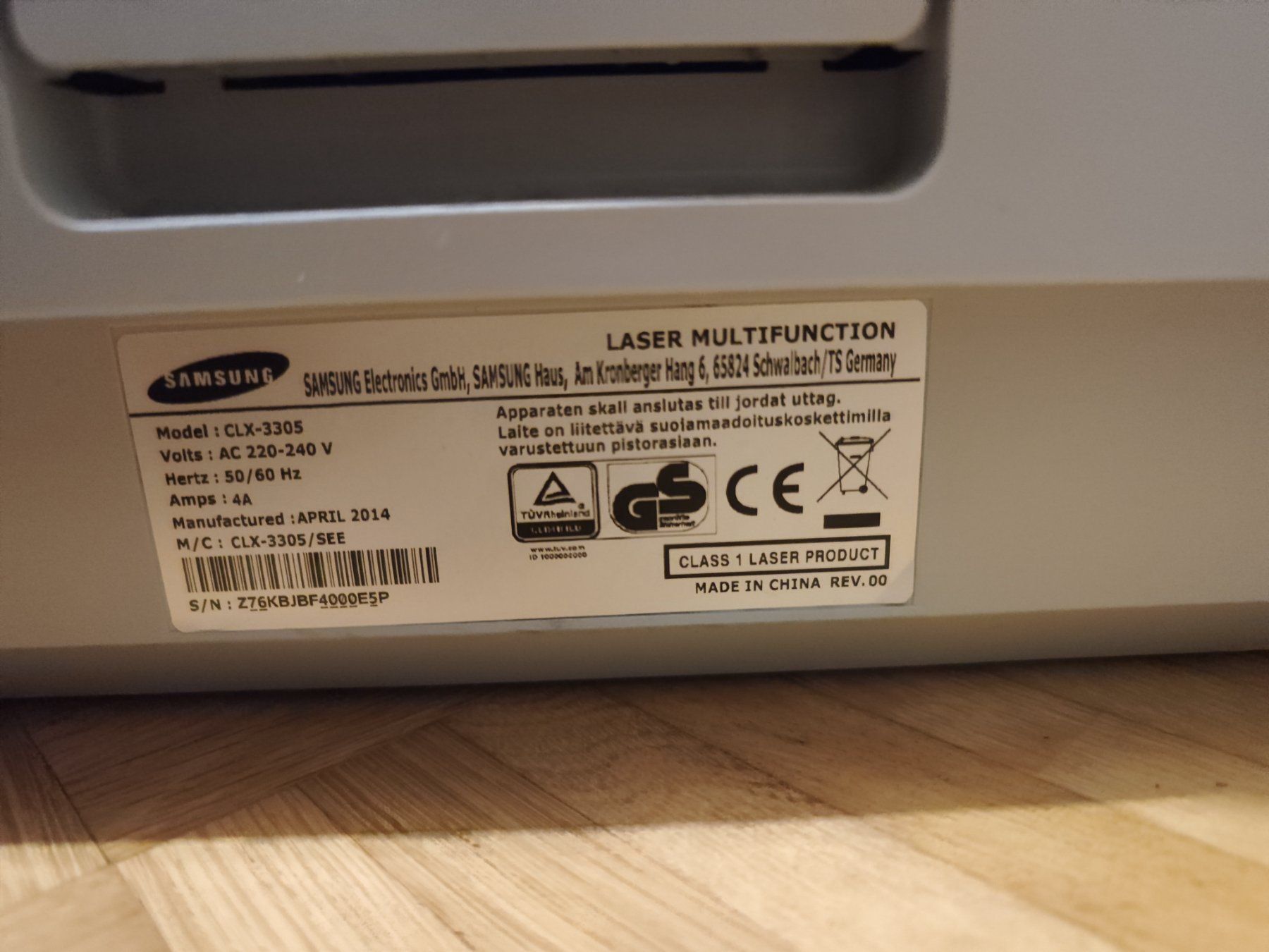 Samsung Drucker: Drucker Samsung CLX-3305 – Gebraucht aus Reinach BL von chilller92 7