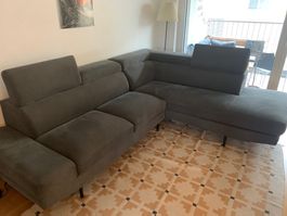 Ecksofa grau, gebraucht