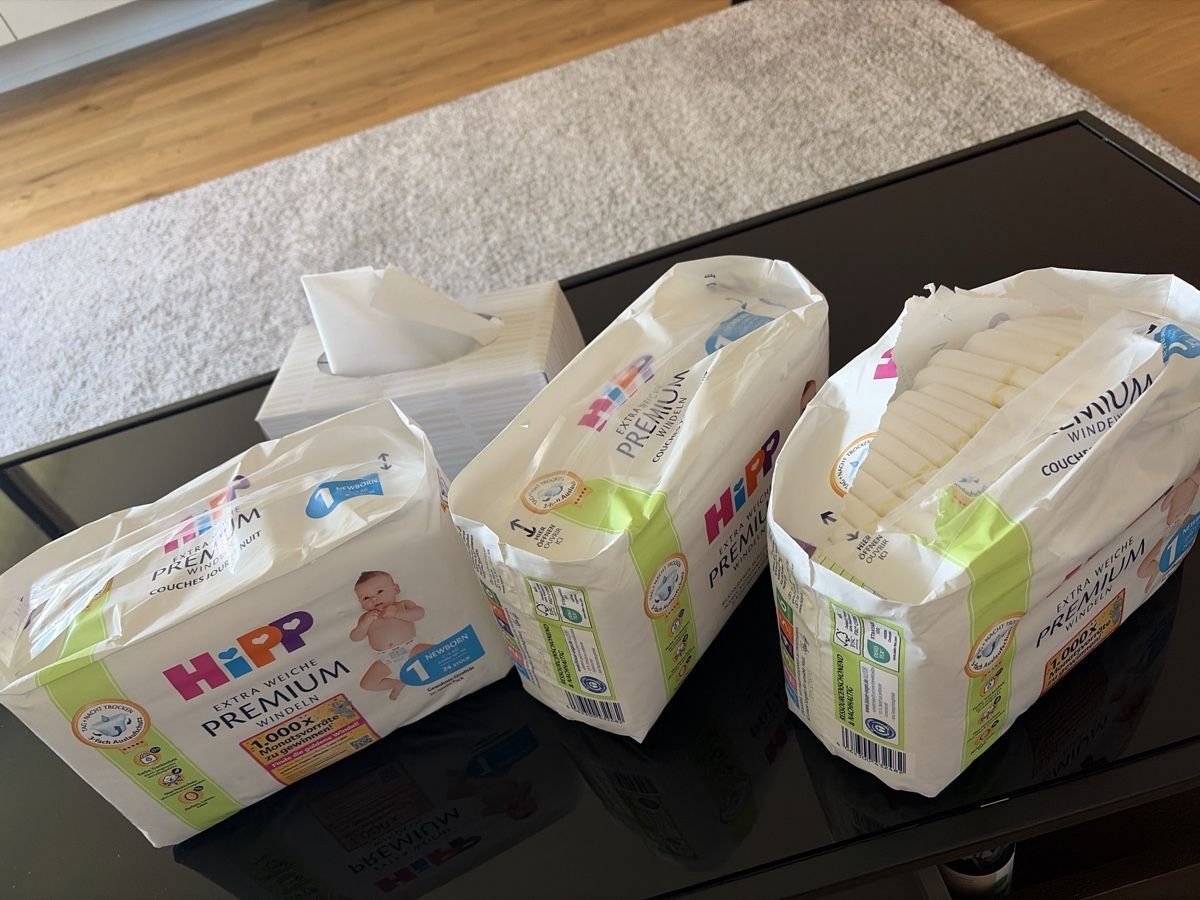 Secchi per pannolini & Pannolini: HiPP Premium Windeln Grösse 1 Newborn 68 Stk – Nuovo e nell'imballaggio originale da St. Gallen venduto da Nobra001 1
