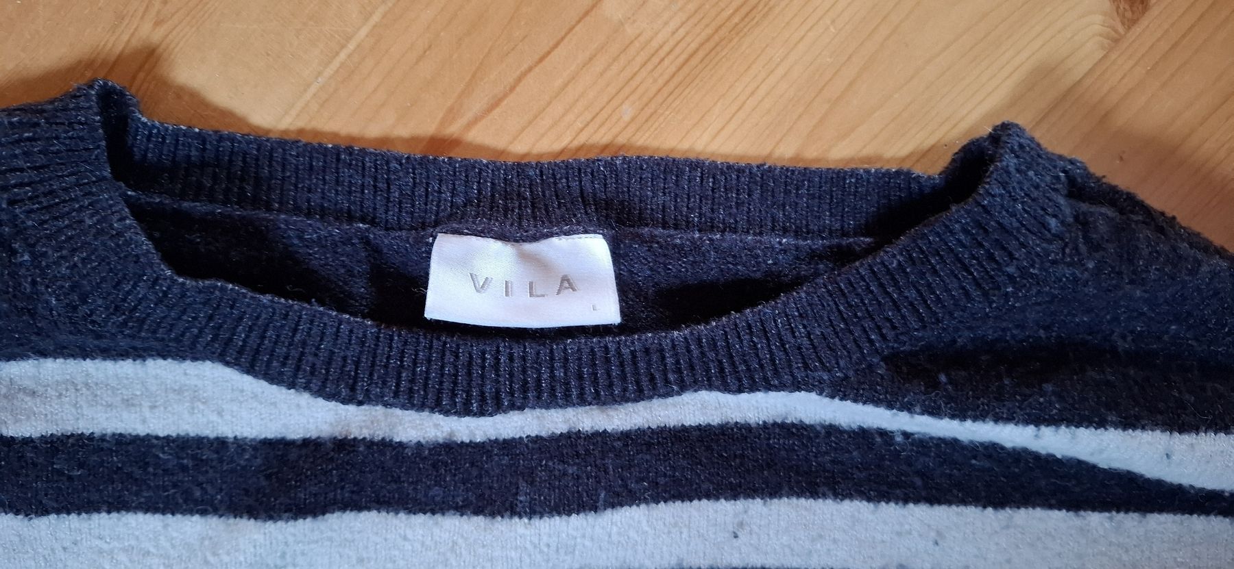 Vila Maglioni & Felpe: VILA Umstandspulli - gestreift, Grösse L / XL – Usato da Niederstocken venduto da Cocos_nut 1