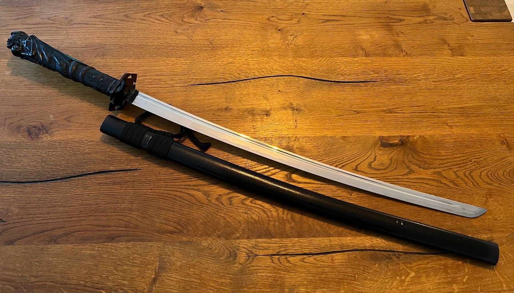 Internationale Kunst: Katana Toledostahl Handgeschmiedet – Gebraucht aus Fehraltorf von flo0606