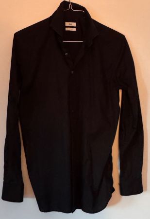 Herren Hemd Paul Kehl schwarz Non Iron Grösse M