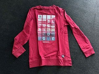 WE Langarm Shirt dunkelrot 158/164