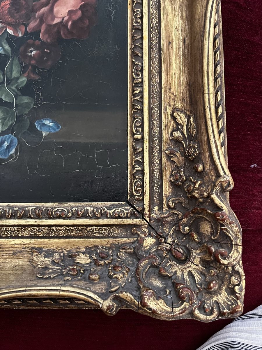 Dipinti: Blumenbild Oel auf Holz – Usato da Hünenberg See venduto da AmmBri 1