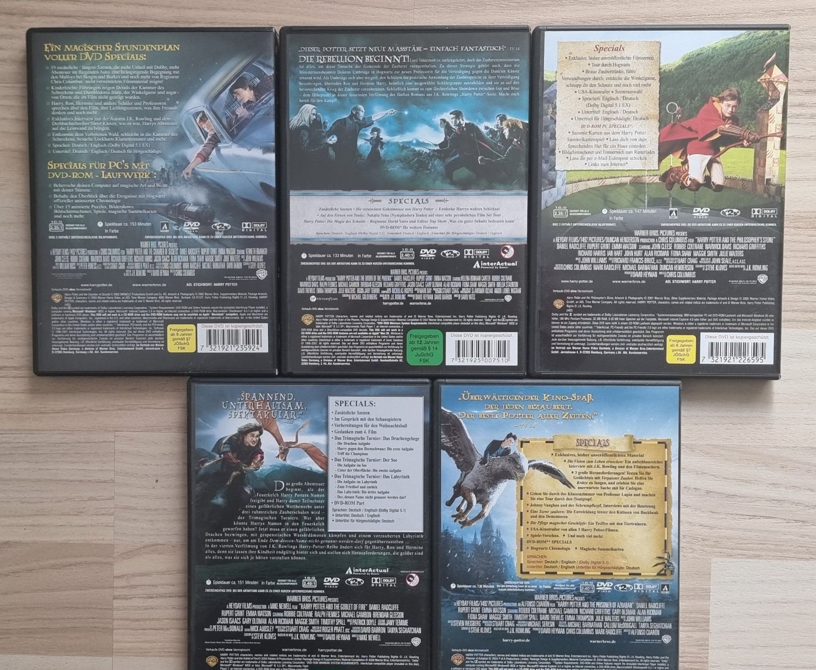 Tutti i DVDs: DVD 5 Harry Potter Filme – Usato da Oetwil am See venduto da fineli2 1