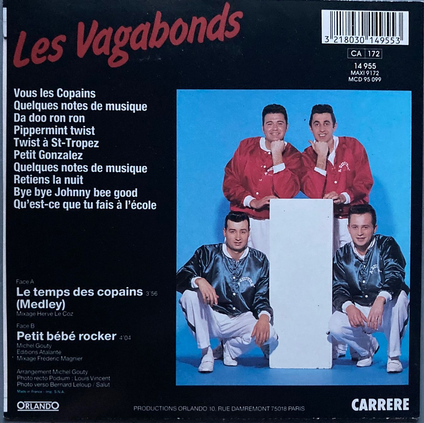 Schallplatten: LES VAGABONDS - LE TEMPS DES COPAINS – Gebraucht aus Poliez-Pittet von Newtown-Records 1