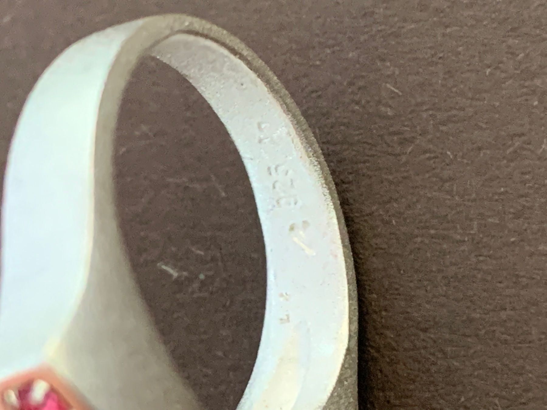 Ringe: Silberring rosarote steinreihe 53/55/57 – Neu (gemäss Beschreibung) aus Dittingen von Bellevista 3