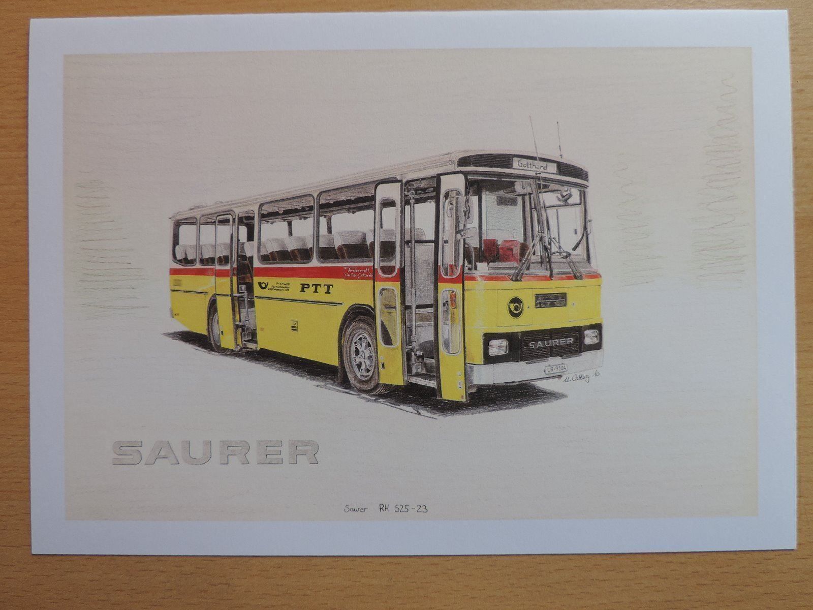 Cartoline postali: Saurer / FBW Nutzfahrzeug Karten – Nuovo e nell'imballaggio originale da Steinen venduto da urscathry 6