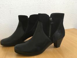 Stiefeletten, Schwarz, Gabor, neu, Gr. 42,