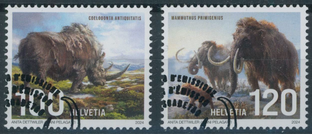 Tutti i francobolli: 2024 - Eiszeit - Ersttag Stempel ET – Usato da Schindellegi venduto da stationary