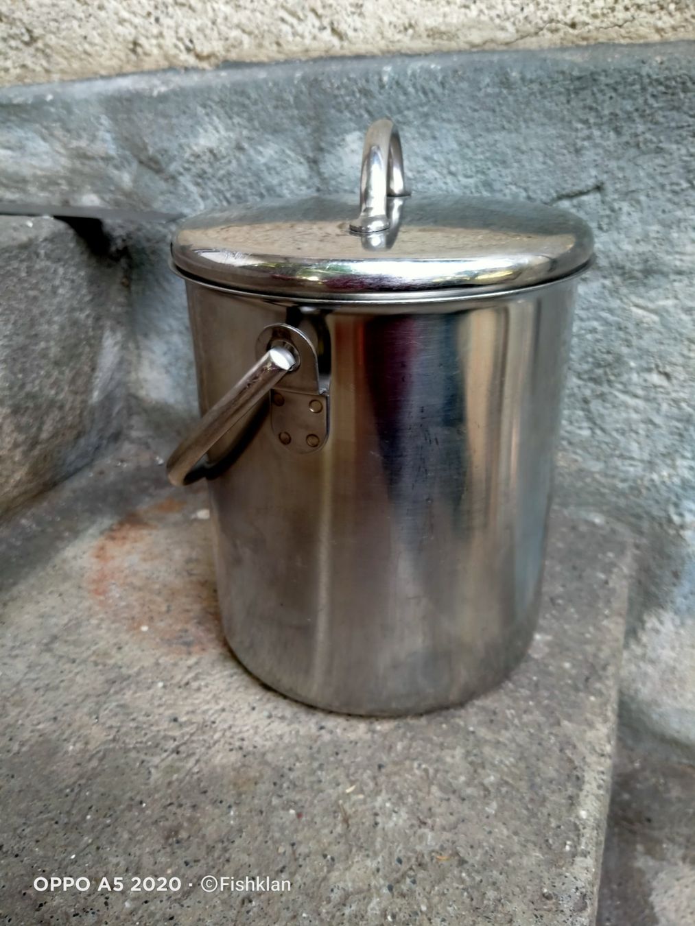 Pentole: Milchchessel 2 Liter Edelstahl – Usato da Küssnacht am Rigi venduto da WorthPoint 1
