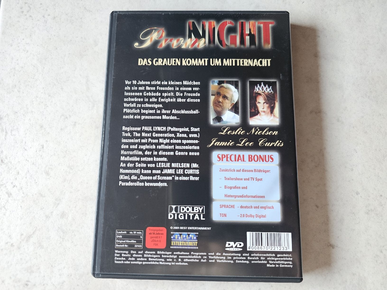 Alle DVDs: Prom Night  -  Das Grauen kommt um Mitternacht – Gebraucht aus Schneisingen von backstore24 1
