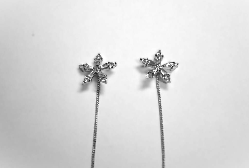 Ohrringe & -stecker: Ohrring Paar Blumenform Silber – Neu und originalverpackt aus Wolhusen von Donbrain 1