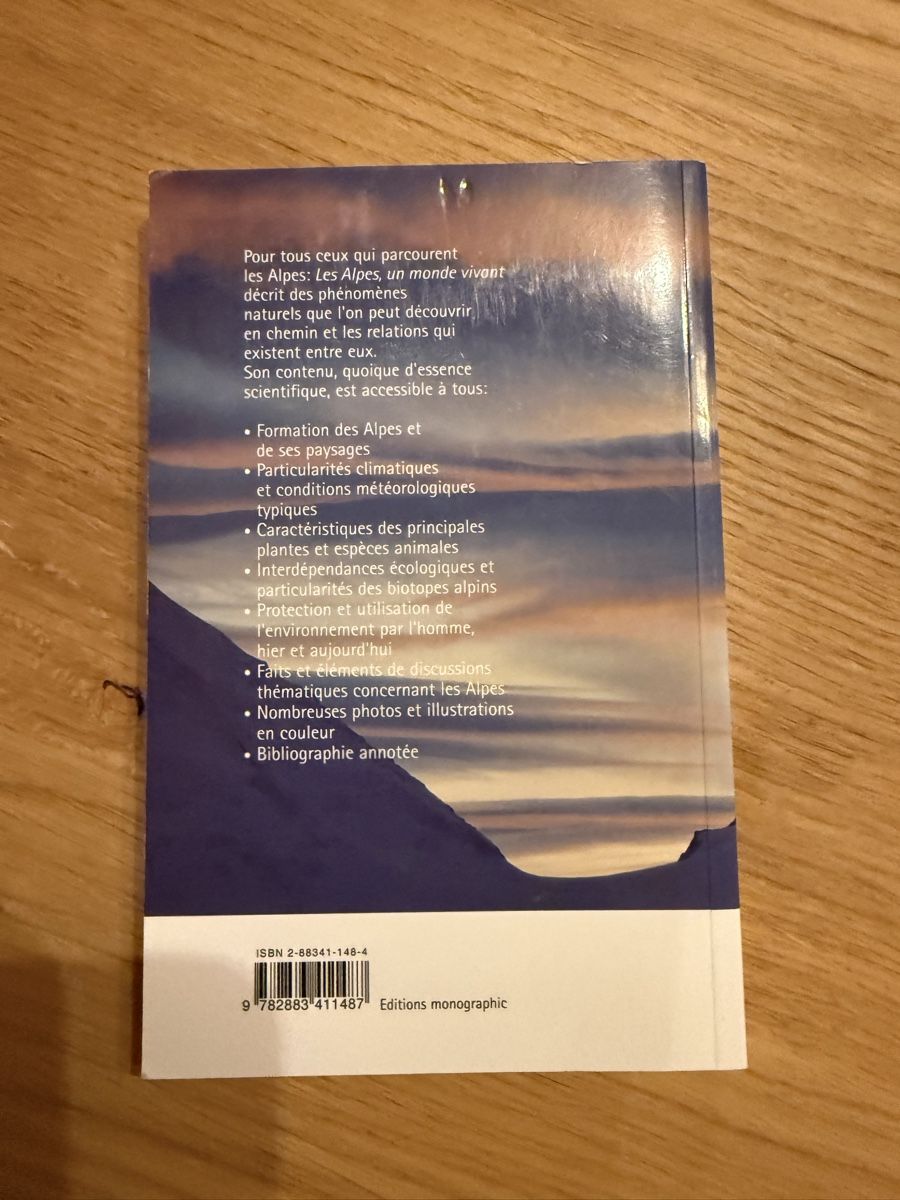 Libri: Les Alpes, un monde vivant – Nuovo (secondo la descrizione) da Martigny-Croix venduto da Gigivs 1