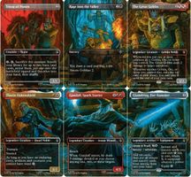 Foil Fight with the Great Goblin Scene Cards komplett 6/6