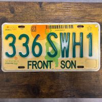 🇲🇽 Mexiko Autoschild, Sonora 336 SWH1 - ORIGINAL