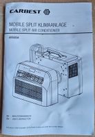 Carbest Mobile Split Klimaanlage 495054 weiss gebraucht