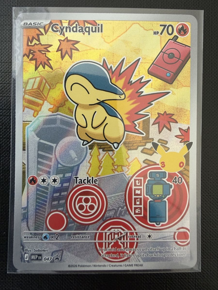 Pokémon Sammelbilder & Trading cards: Cyndaquil #047 MEP EN – Neu (gemäss Beschreibung) aus Savigny von Matgab94