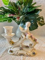 SCHIERHOLZ Porzellan Kerzenständer mit Engel