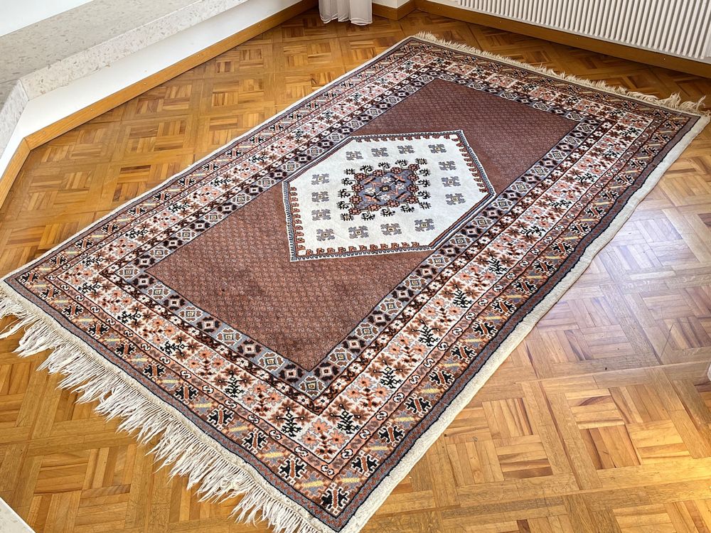 Tunesischer handgeknüpfter Teppich (250x152cm) | Kaufen auf Ricardo