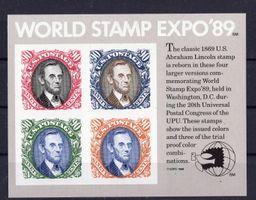 R6016  /  USA 1989 WORLD STAMP expo 89 neuf XX