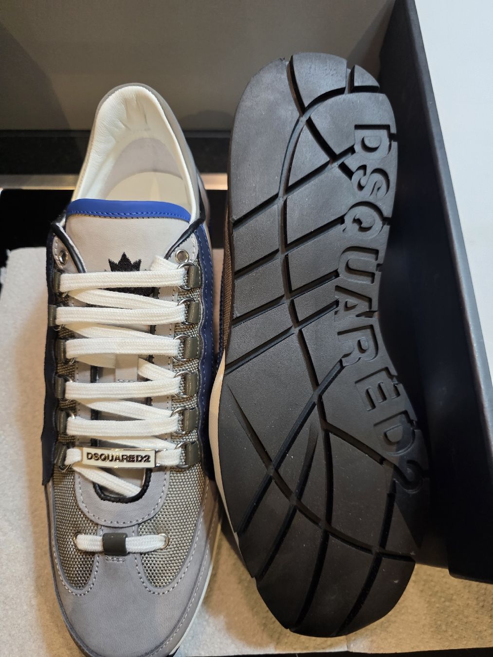 Dsquared2 Scarpe da uomo: DSQUARED2 Runner Turnschuhe Gr. 42 Herren Leder neu + Box – Nuovo e nell'imballaggio originale da Hägendorf venduto da bue_58km 1