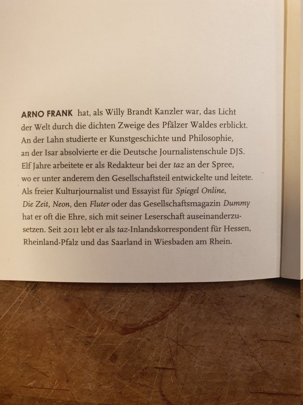 Libri: Meute mit Meinung - Arno Frank – Usato da Zürich venduto da loosebone 2