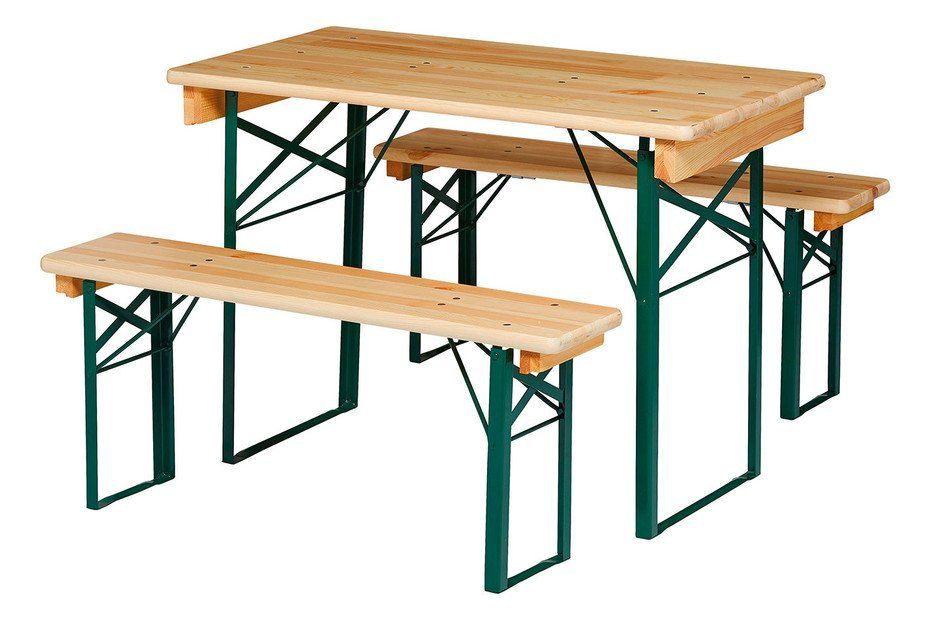 Set di tavolo e panche: Biergartentisch - Party-Garnitur 80 x 110 cm – Nuovo (secondo la descrizione) da Steinmaur venduto da Teddybaer14 2