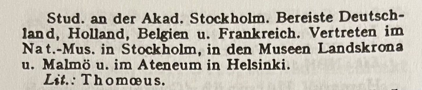Dipinti: Hamborn Axel (1892-1987) – Usato da Grosshöchstetten venduto da Perle1951 5