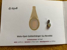 Welo Opal Silber Anhänger (La Revelle)