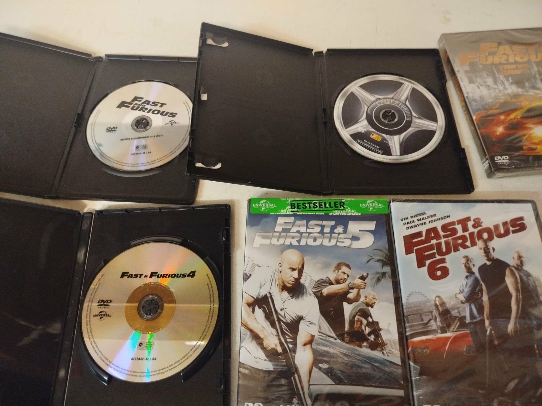 Tutti i DVDs: Dvd   Fast & Furious 1-6 – Usato da La Chaux-de-Fonds venduto da Emmaus2300CDF 6