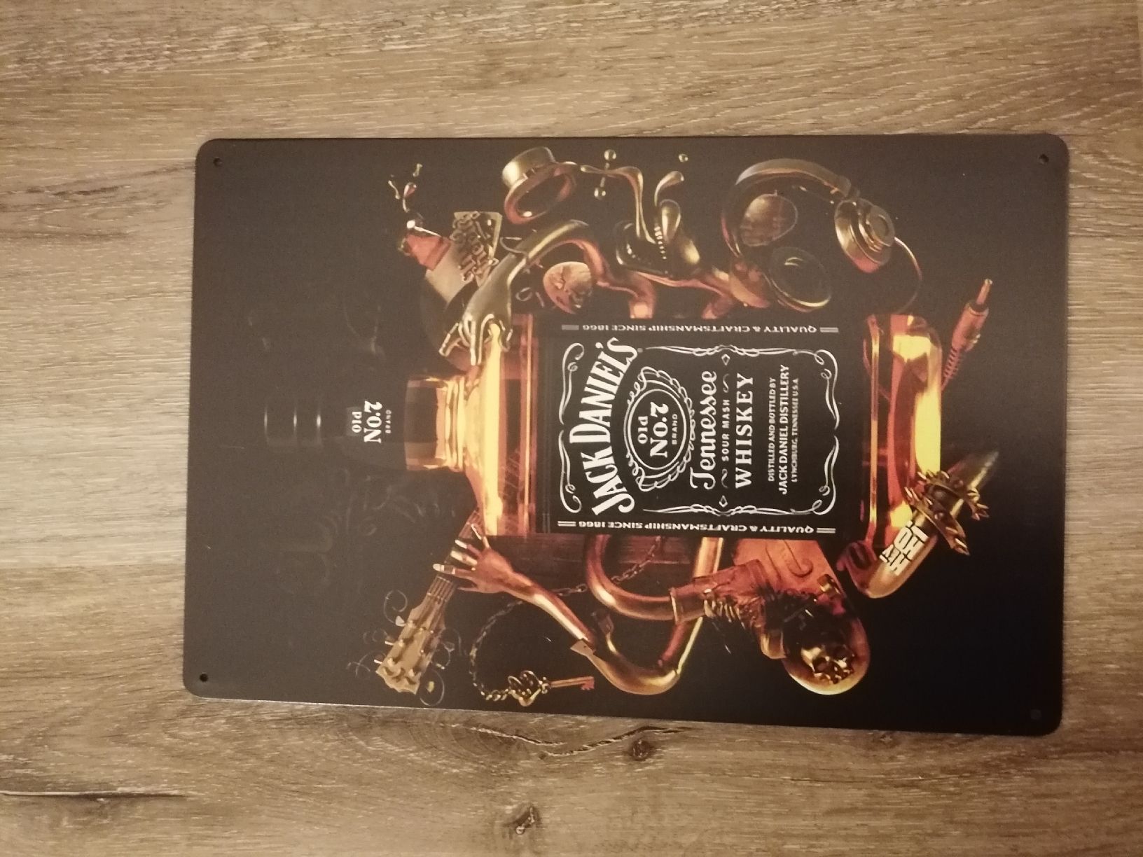 Jack Daniels Insegne: Jack Daniels Whiskey Blechschild – Nuovo (secondo la descrizione) da Hasle LU venduto da willys41