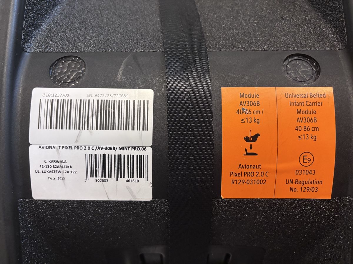 Seggiolini per auto: Avionaut Pixel Pro 2.0C mint – Usato da Lachen SZ venduto da laticsv 2