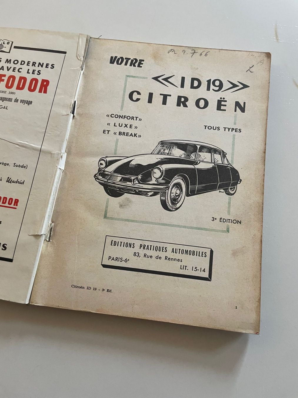 Libri: Guide technique Citroên ID 19 – Usato da Cudrefin venduto da Pk1588 1