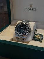 Rolex GMT-Master II Stahl, Schwarz/Schwarz, Top Zustand