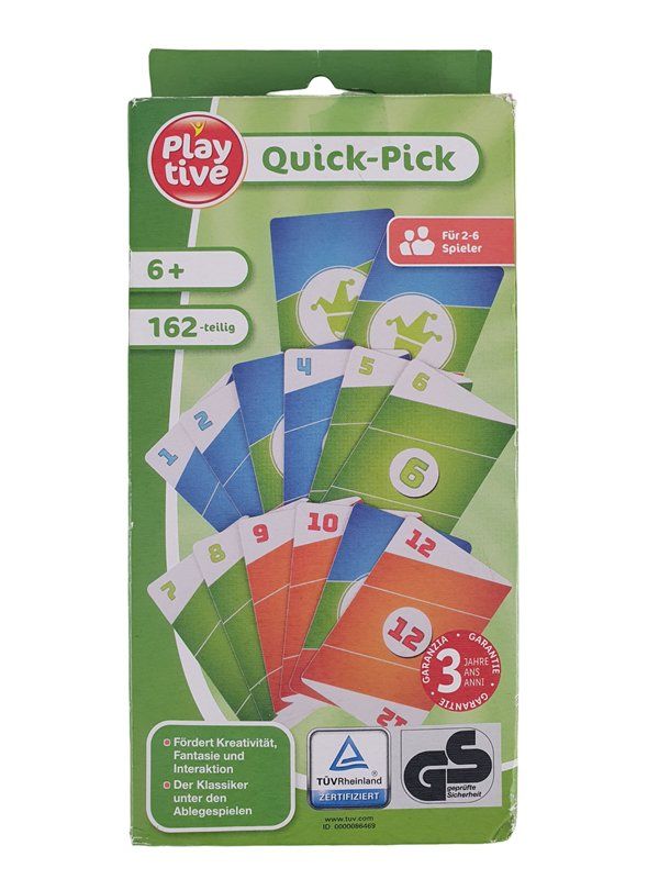 Spiele: PLAYTIVE QUICK-PICK KARTENSPIEL – Gebraucht aus Wangen b. Olten von Restwert_Wangen